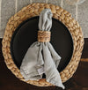 Seagrass Napkin Rings, Set of 6